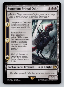 Summon: Primal Odin - Final Fantasy - MTG - Image 1