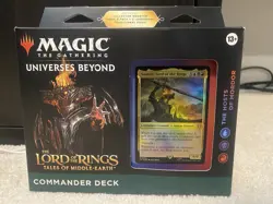MTG Lord Of The Rings The Hosts Of Mordor Commander Deck - New Sealed - Image 1