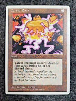 Cursed Rack - Fourth Ed: #312, Magic: The Gathering NM NEVER PLAYED (DS3D1H8) - Image 1