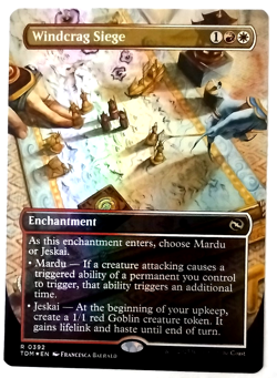 Windcrag Siege (Borderless) - Tarkir: Dragonstorm (TDM) -FOIL - EN - R 0392 - Image 1