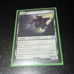 Wizards of the Coast Magic Nazgul LOTR Uncommon Black Creature #337 - Image 1