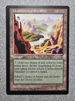 Undiscovered Paradise - Visions - NM - More 99c Auctions! MTG - Image 1