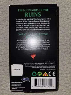 Magic The Gathering Zendikar Rising Collector Booster Pack Factory Sealed Box - Image 2