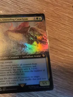 Sin, Unending Cataclysm - Extended Art Foil - NM - Final Fantasy MtG - Image 3