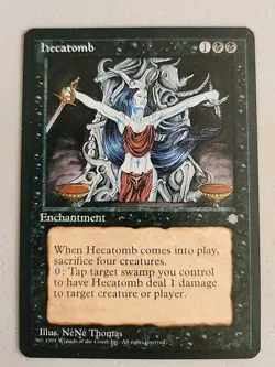 Hecatomb Ice Age Regular NM Near Mint MTG - Image 1