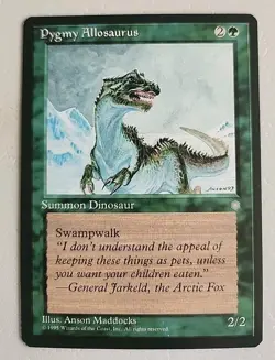 Pygmy Allosaurus Ice Age Regular NM Near Mint MTG - Image 1