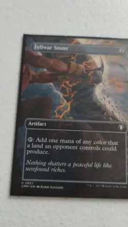 Fellwar Stone (Borderless) Commander Masters Variants (U) Collector #: 0657 Mtg - Image 5