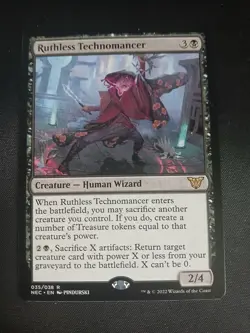 Ruthless Technomancer Commander: Kamigawa: Neon Dynasty Regular - Image 1