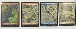 Mix Lands X4 #278 Foil- LTR Lord of the Rings- MTG Magic FULL ART Land NM - Image 1