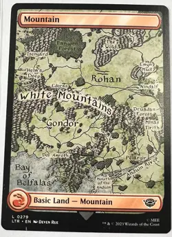 Mix Lands X4 #278 Foil- LTR Lord of the Rings- MTG Magic FULL ART Land NM - Image 3
