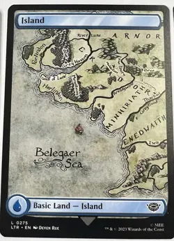 Mix Lands X4 #278 Foil- LTR Lord of the Rings- MTG Magic FULL ART Land NM - Image 4