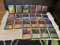 Magic Lord of the Rings Basic Lands All FOIL Swamp,Mountain,Food MTG LOT(22) 636996769180 - Image 1