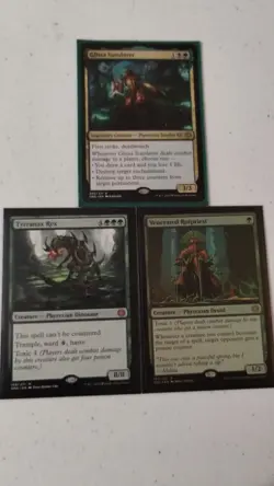** Glissa Sunslayer : Tyrranax Rex Commander Deck MTG Rotpriest Golgari Toxic - Image 4