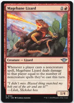 Magebane Lizard U Outlaws of Thunder Junction 134 NM - Image 1