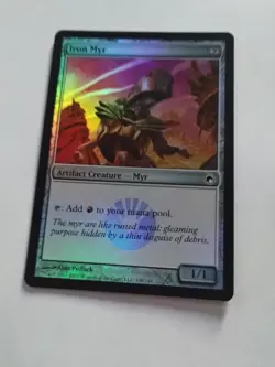 Iron Myr FOIL - LP - MTG Mystery Booster - Magic the Gathering - Excellent - Image 1