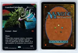 Craterhoof Behemoth Borderless #346 Foil Tarkir Dragonstorm Magic The Gathering - Image 1