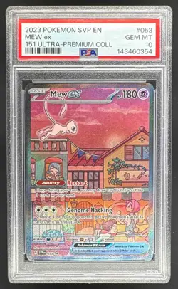 2023 Pokemon Scarlet Violet 151 Ultra Premium Promo 053 Mew ex PSA 10 143460354 - Image 1
