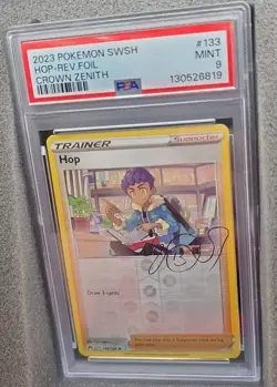 POKEMON CARD HOP REVERSE HOLO 133 CROWN ZENITH #133 GRADED PSA 9 MINT - Image 1