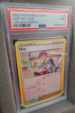 POKEMON CARD HOP REVERSE HOLO 133 CROWN ZENITH #133 GRADED PSA 9 MINT - Image 3