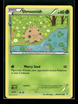 Shroomish RC2/RC32 - Radiant Collection Generations Pokemon Card - NM/M - Image 1