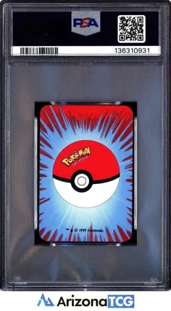 Pokemon 1999 Primeape Red-10 Diamonds Bicycle Pokemon Mini Playing Cards PSA 10 - Image 2