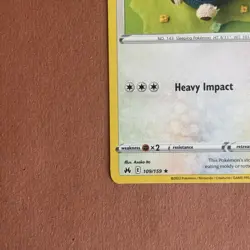 Pokemon Snorlax Crown Zenith 109/159 Rare Near Mint - Image 5