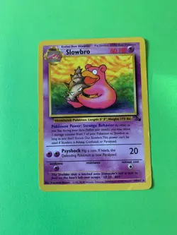 Slowbro 43/62 | Fossil Regular | Pokemon TCG Uncommon with crease - Image 1