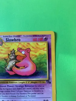 Slowbro 43/62 | Fossil Regular | Pokemon TCG Uncommon with crease - Image 3
