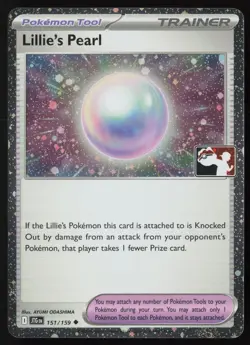 Pokemon Lillie’s Pearl 151/159 Prize Pack Series 8 Holo Pack Fresh - NM - Image 1