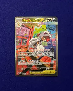 Mega Scrafty ex 285/217 Ascended Heroes 2026 Pokemon - Image 1