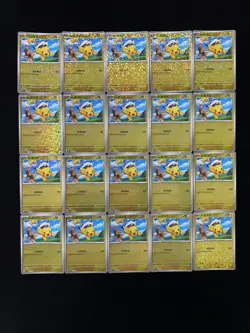 2025 Pokemon TCG S-Chinese Gem Pack Vol.1 Captain Pikachu Holo Lot*20 A PC46 - Image 2