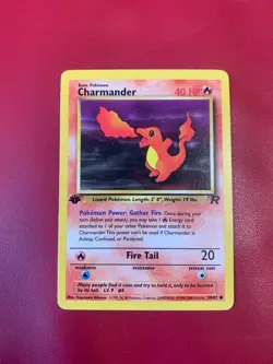Charmander 50/82 | Team Rocket 1st Edition | Pokemon TCG Common NM/ LP - Image 1
