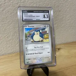 CGC 8.5 Snorlax - 136/167 - Uncommon - SV06: Twilight Masquerade - Pokemon TCG - Image 2