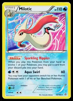 Milotic 44/160 Holo Rare Primal Clash Pokemon Heavily Played - Image 1