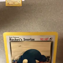 Pokemon Rocket's Snorlax Rare Gym Heroes 033/132 Basic 90 HP 2000 English - Image 4
