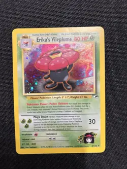 Erika's Vileplume 5/132 Gym Heroes Holo Rare 2000 English Pokemon TCG - Image 1