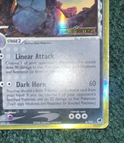Pokemon TCG Nidoking Dragon Frontiers Delta Species 6/101 Holo Stamped - Image 3