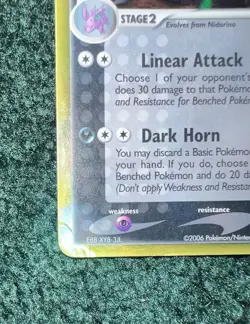 Pokemon TCG Nidoking Dragon Frontiers Delta Species 6/101 Holo Stamped - Image 4