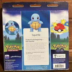 TCG Pokemon GO Squirtle Pin Collection Box - Image 2