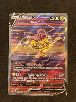 Pokemon Crown Zenith Galarian Gallery Raikou v GG41/GG70 - Image 1