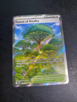 Pokemon TCG Forest of Vitality Trainer-Stadium Full Art Holo 109/068 POR English - Image 1