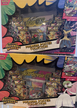 Set of 2 SEALED Pokemon Ascended Heroes Premium Poster Collection - Image 1