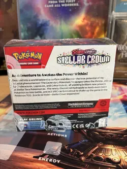 Pokemon Scarlet And Violet SV07 Stellar Crown Booster Box Sealed - Image 3