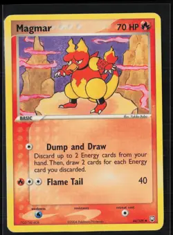 Magmar 44/109 Uncommon Team Rocket Returns Pokemon Moderately Played - Image 1