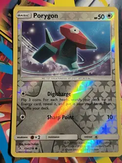 Pokemon Reverse Holo Porygon (154) SM - Unbroken Bonds 154/214 NM - Image 1