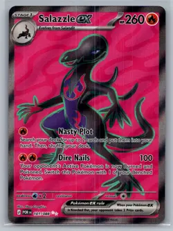 Salazzle ex 101/088 Ultra Rare Perfect Order Pokemon Near Mint - Image 1