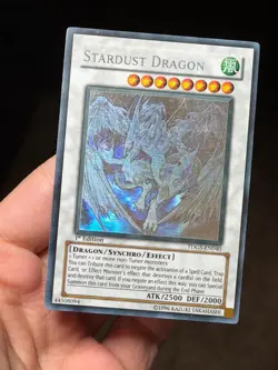 Stardust Dragon TDGS-EN040 Ghost Rare 1st Edition YU-GI-OH - Image 5