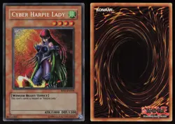 Cyber Harpie Lady RP01-EN096 Retro Pack Secret Rare ORIGINAL YU-GI-OH - Image 3