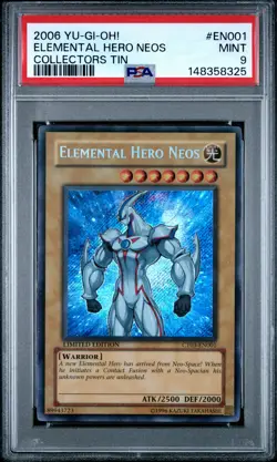 Elemental Hero Neos CT03-EN001 Secret Rare Promo Yugioh PSA 9 *325 - Image 1