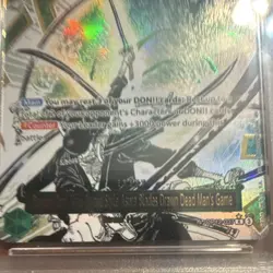 Bandai One Piece CCG Dead Man's Game OP12-037 Legacy Master Alt Art Holo PSA10 - Image 4